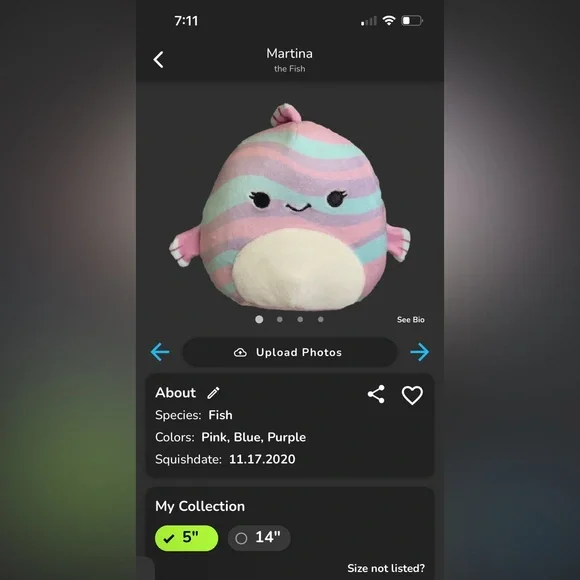 NWOT Martina the colorful fish 🐟 squishmallow - Picture 5 of 5